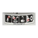 Bosch Siemens Hausgeräte  Waschmaschinenreiniger Pflege-Reiniger 00311929 Vorteilspack 4x 200g