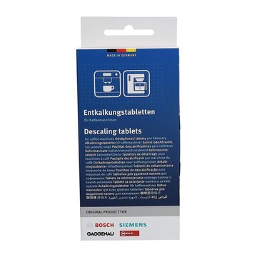 4x Bosch Siemens Entkalkungstabletten TZ80002 00311821 311821 Kaffeevollautomat EQ 00311974