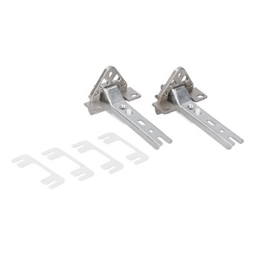 Türscharnier Einbau Set Kühlschrank Scharnier 00268698 268698 kompatibel mit Bosch Siemens Constructa Neff Balay Scharniere für Gefrierschrank einbaukühlschränke 2Stk
