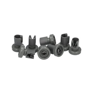 LUTH Premium Profi Parts 8x Korbrollen Rollen Oberkorb kompatibel mit AEG Electrolux 5028696700 502869670/0 für Geschirrspüler