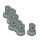 LUTH Premium Profi Parts Oberkorb Rollen 8 Stück kompatibel mit Electrolux AEG Zanussi Juno Privileg Zanker Geschirrspüler 5028696700/0 50286967000 Küppersbusch 435856