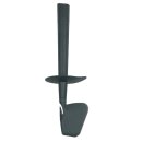 LUTH Premium Profi Parts Spatel kompatibel mit Vorwerk Thermomix TM5 TM31, Teigschaber Spachtel für Küchenmaschine, mit Sicherheitskragen und Haken für Gareinsatz