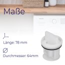 Flusensieb Filtersieb Einsatz kompatibel mit Bosch Siemens Constructa Neff 00647920 647920 00605010 605010 00602008 für Waschmaschine Waschtrockner