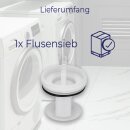 Flusensieb Filtersieb Einsatz kompatibel mit Bosch Siemens Constructa Neff 00647920 647920 00605010 605010 00602008 für Waschmaschine Waschtrockner