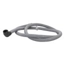 LUTH Premium Profi Parts Ablaufschlauch 2,25 m 22/30 mm gerade gewinkelt kompatibel mit AEG Electrolux Zanussi Juno Zanker Privileg Geschirrspüler ersetzt 14000357101/9