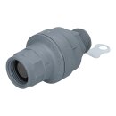 LUTH Premium Profi Parts Sicherheitsventil Waterblock 3/4 Zoll mit Durchflussmengenmesser für Zulaufschlauch Waschmaschine Geschirrspüler Eltek 100041