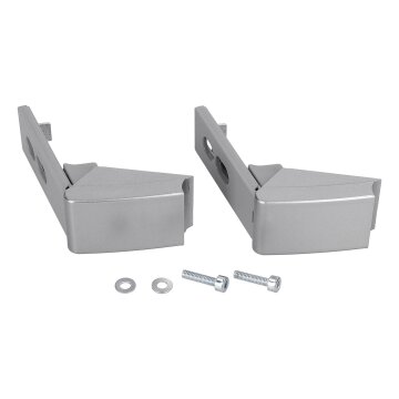 Türgriff Reparatursatz breit für Edelstahl Hebelgriff kompatibel mit Liebherr für Kühlschrank Kühlgefrierkombination Ersatzgriff 9590190 9590178