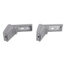 Türgriff Reparatursatz breit für Edelstahl Hebelgriff kompatibel mit Liebherr für Kühlschrank Kühlgefrierkombination Ersatzgriff 9590190 9590178