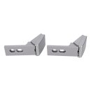 Türgriff Reparatursatz breit für Edelstahl Hebelgriff kompatibel mit Liebherr für Kühlschrank Kühlgefrierkombination Ersatzgriff 9590190 9590178