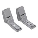 Türgriff Reparatursatz breit für Edelstahl Hebelgriff kompatibel mit Liebherr für Kühlschrank Kühlgefrierkombination Ersatzgriff 9590190 9590178