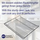 LUTH Premium Profi Parts Backofenrost Grillrost 465x375mm kompatibel mit Bosch Siemens 00574876 574876 HEZ334000 CZ1432X1 ofenrost Gitterrost Kombirost für Backofen Herd