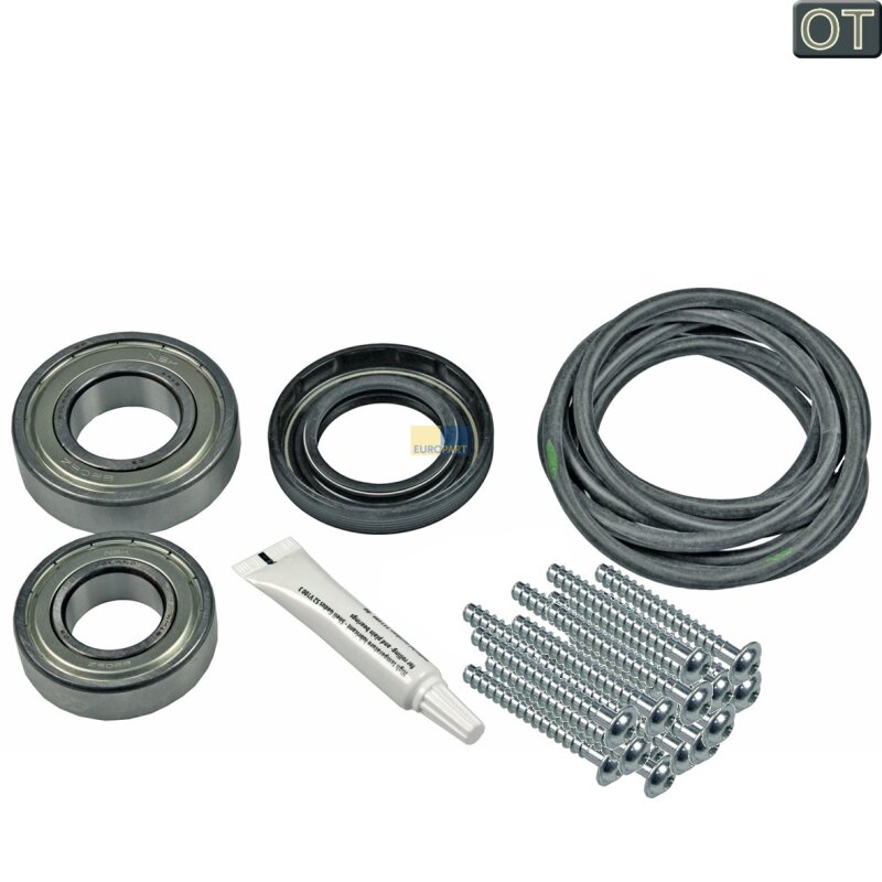 Product Image for Bosch Siemens Hausgeräte Lagersatz 00619808 Wellendichtung 37,4x62x10/12 mit Kugellagern 6205ZZ 6206ZZ etc für Waschmaschine