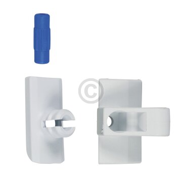 Bosch Siemens Hausgeräte Lagerset 00629561 oben unten für innere Gefrierfachklappe Kühlschrank