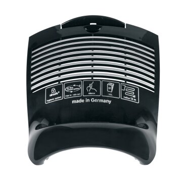 Bosch Siemens Hausgeräte Ausblasgitter 00640458 schwarze Gehäuseabdeckung für Bodenstaubsauger