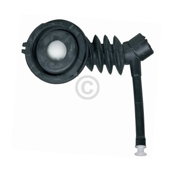 Bosch Siemens Hausgeräte Saugschlauch 00656689 Ablaufschlauch mit Kugel und Notentleerung für Waschmaschine