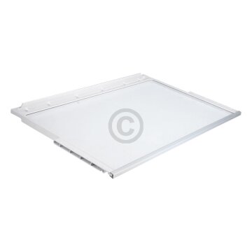 Siemens Glasplatte 473x229mm in Rahmen für Kühlschrank 743196