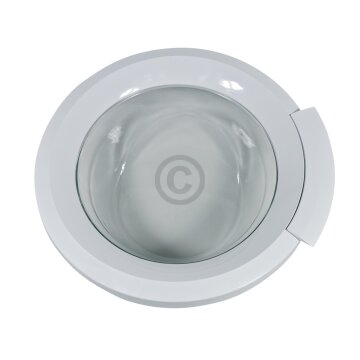 Bosch Siemens Hausgeräte Tür 11008957 kpl mit Türringen Frontscheibe Scharnier Griff für Waschmaschine