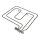 Heizelement Heizung Backofen Herd Oberhitze Grill für Beko 262900064 Whirlpool 482000004603