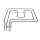 Heizelement Heizung Backofen Herd Oberhitze Grill für Beko 262900064 Whirlpool 482000004603