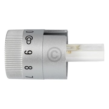 Bauknecht Ofengriff Silber - Original Temperaturknebel Versenkbar