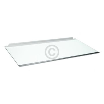 Siemens Glasplatte 507x245 mit Leisten für Kühlschrank 704947