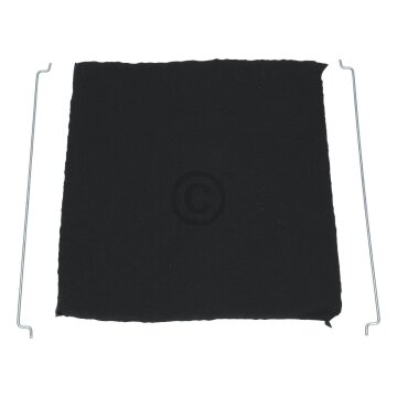 Bosch Kohlefilter 228x202mm Mod.45 mit Metallbügeln für Dunstabzugshaube 00707763