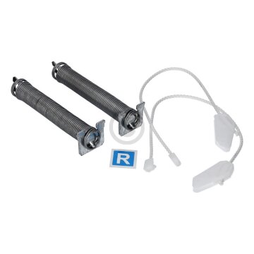 Bosch Türscharnierfedern Reparatursatz Farbcode beige mit Seilzügen für Spülmaschine Geschirrspüler 12004031