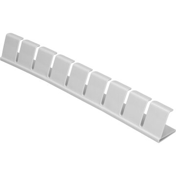 LUTH Premium Profi Parts Flaschenhalter für Kühlschrank Türfach, kompatibel mit Bosch Siemens Neff Constructa 00791396, Flaschenkamm für Flaschenfach Kühlschranktür, Ersatz für 00654512 00655264, Weiß