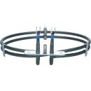 Heizspirale Heizelement Umluftheizung 2000W 230V kompatibel mit Electrolux 3570284038 3581907361 IRCA 3143R689 Privileg 07749567 für Backofen Herd