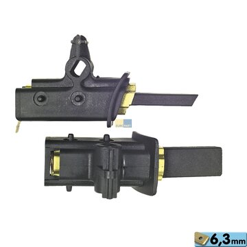 Kohlen komplett 6,3AMP 12,2x4,8x32 mm Waschgerät für Blomberg 456379