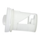 Flusensieb Flusensiebeinsatz für Waschmaschine kompatibel mit Bauknecht Whirlpool 481248058105 Ignis Hanseatic Matura Polar