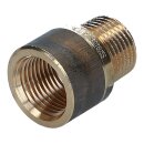 Verlängerung 1/2"x20mm Rotguss