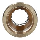 Verlängerung 1/2"x20mm Rotguss