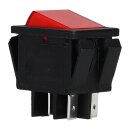 Taster 2-polig Schließer 22x30mm 16A rot