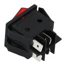 Taster 2-polig Schließer 22x30mm 16A rot