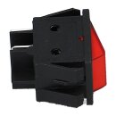 Taster 2-polig Schließer 22x30mm 16A rot