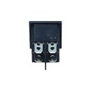 Ausschalter 2-polig grün leuchtend 22 mm x 30 mm 16A Universal