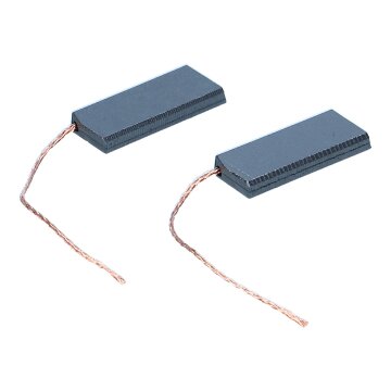 LUTH Premium Profi Parts 2x Motorkohlen 12,5 x 5 x 32,5 mm ohne Klemmanschluss kompatibel mit Bosch Siemens 021521 00021521 für Waschmaschine Staubsauger