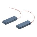 2x Motorkohlen Waschmaschine Staubsauger 12,5 x 5 x 32,5 mm ohne Klemmanschluss Bosch Siemens 021521 00021521