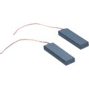 LUTH Premium Profi Parts 2x Motorkohlen 12,5 x 5 x 32,5 mm ohne Klemmanschluss kompatibel mit Bosch Siemens 021521 00021521 für Waschmaschine Staubsauger