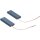 LUTH Premium Profi Parts 2x Motorkohlen 12,5 x 5 x 32,5 mm ohne Klemmanschluss kompatibel mit Bosch Siemens 021521 00021521 für Waschmaschine Staubsauger