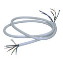 Anschlusskabel für Herd 1,5m 5 x 1,5 mm² H05VV-F Steckkabelschuhe auf Quetschverbinder