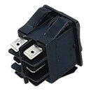 LUTH Premium Profi Parts Universal Wippschalter 1 - 0 - 2 Schaltfolge 32x22mm Einbaumaß schwarz für Kleingeräte