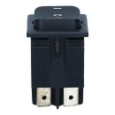 LUTH Premium Profi Parts Universal Wippschalter 1 - 0 - 2 Schaltfolge 32x22mm Einbaumaß schwarz für Kleingeräte