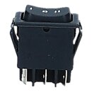 LUTH Premium Profi Parts Universal Wippschalter 1 - 0 - 2 Schaltfolge 32x22mm Einbaumaß schwarz für Kleingeräte