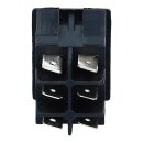 LUTH Premium Profi Parts Universal Wippschalter 1 - 0 - 2 Schaltfolge 32x22mm Einbaumaß schwarz für Kleingeräte