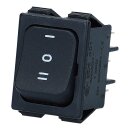 LUTH Premium Profi Parts Universal Wippschalter 1 - 0 - 2 Schaltfolge 32x22mm Einbaumaß schwarz für Kleingeräte