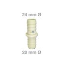 Ablaufschlauch-Verbinder 19/22mmØ Verbindungsstück Ablauf Waschmaschine