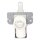 LUTH Premium Profi Parts Magnetventil 1-fach 90° 12mm kompatibel mit Candy 25686057 Wassereinlaufventil 3/4" Waschmaschine Geschirrspüler 230V 0,2-10 bar