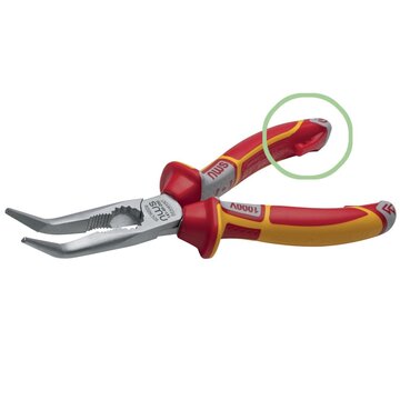 LUTH Premium Profi Parts Radiozange NWS 141-49-VDE-205 gebogen für 1000V